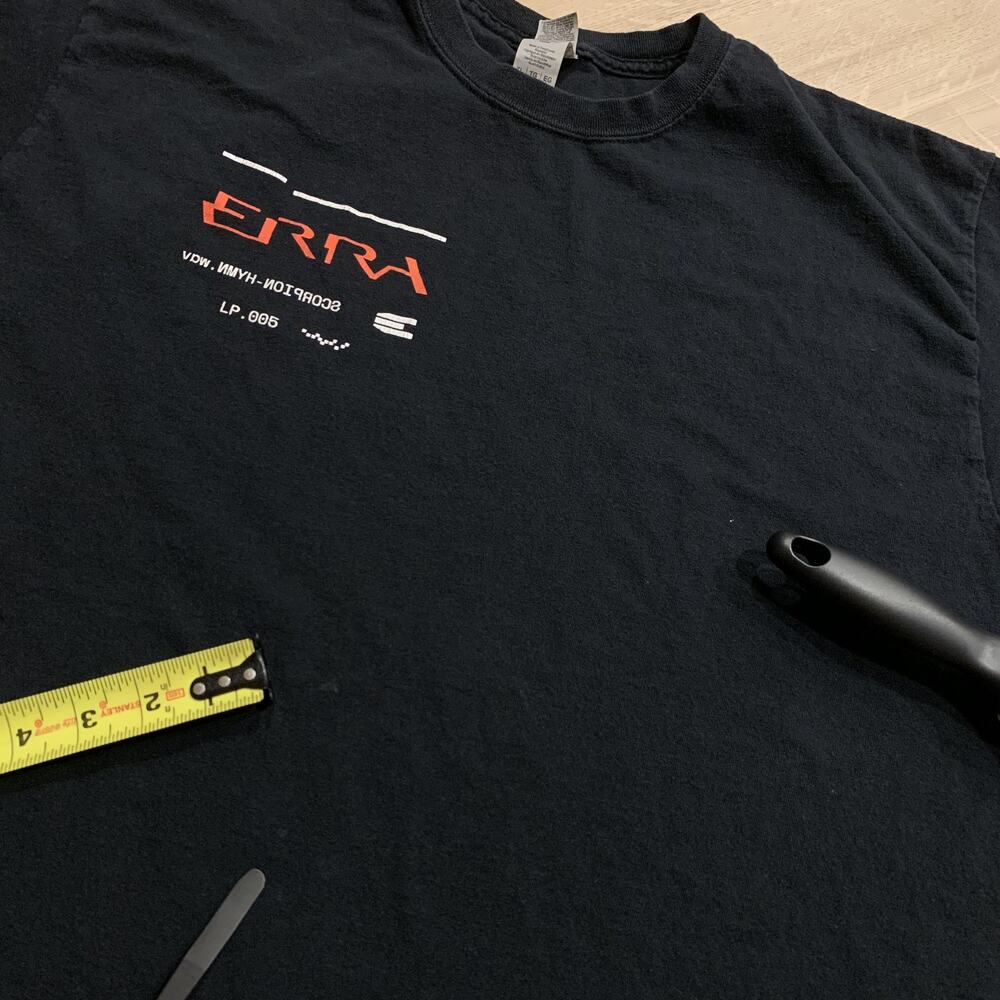 Erra Scorpion Hymn T-Shirt Men's Xl Black Metalcore Band Tee Concert Tour Album View 4